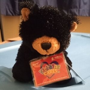 GANZ Webkinz Lil' Kinz Black Bear Plush